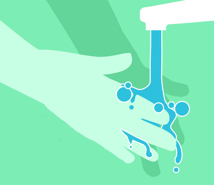 Hand washing clip art