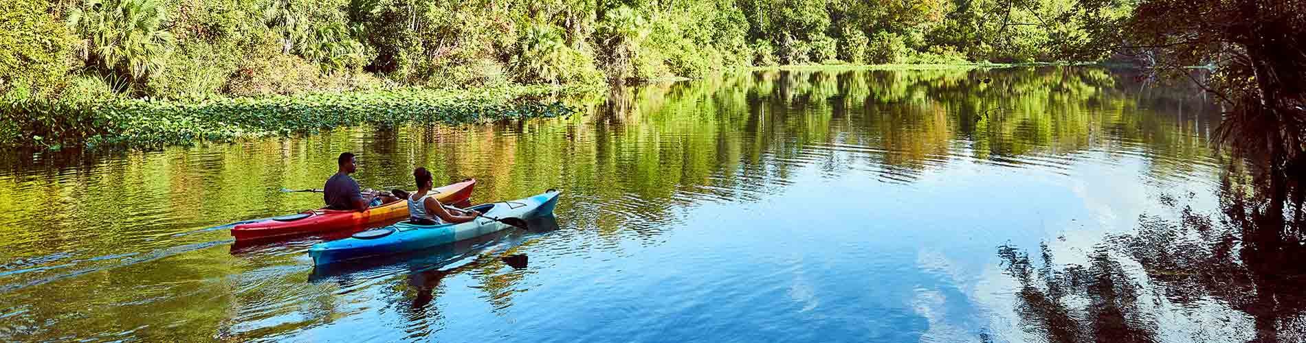 Couple Kayaking